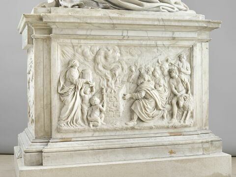Piédestal du cénotaphe du coeur du cardinal de Bérulle (1575-1629), image 2/5