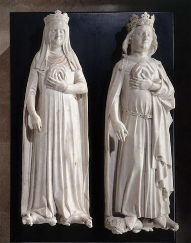 Charles IV le Bel, roi de France tenant un sac contenant ses entrailles (+1328), image 6/12