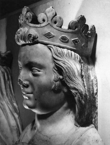Charles IV le Bel, roi de France tenant un sac contenant ses entrailles (+1328), image 12/12