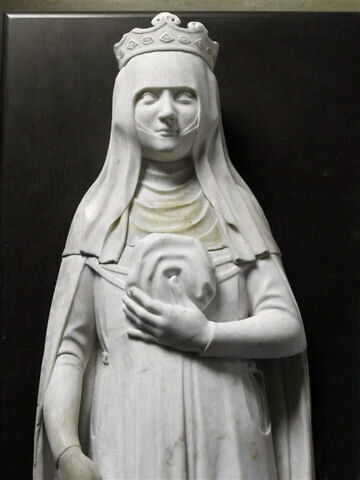 Jeanne d'Évreux, reine de France tenant un sac contenant ses entrailles (+ 1371), image 5/13