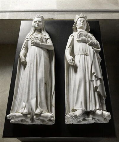 Jeanne d'Évreux, reine de France tenant un sac contenant ses entrailles (+ 1371), image 6/13