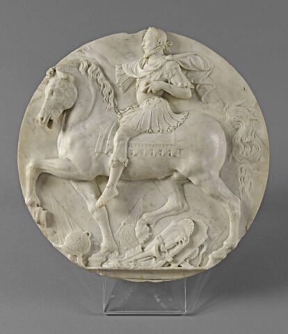 Charles IX, (1550-1574), roi de France, (1560-1574) à cheval