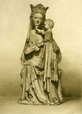 La Vierge assise tenant l'Enfant debout sur son genou, image 14/14