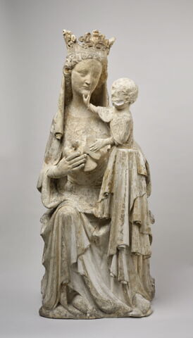 La Vierge assise tenant l'Enfant debout sur son genou, image 7/14