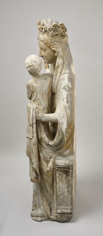 La Vierge assise tenant l'Enfant debout sur son genou, image 10/14