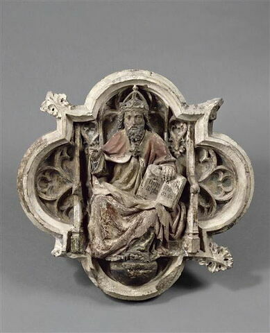 Médaillon quadrilobé. Le père éternel bénissant, image 2/2