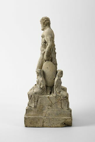 Hercule appuyé sur un terme avec quatre femmes assises (projet d'un monument au peuple français), image 5/11