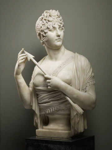 Madame de Verninac sous les attributs de Diane chasseresse, image 2/3