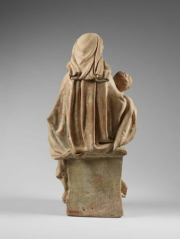 Vierge assise portant l'Enfant sur le bras droit, image 4/9