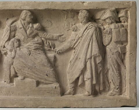 Louis XVIII roi de France accueillant le duc d'Angoulême aux Tuileries, image 2/2