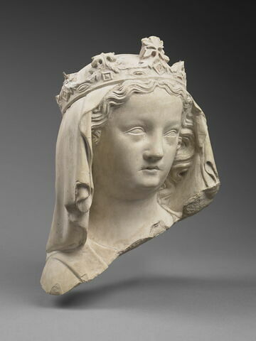 Tête de Vierge voilée et couronnée, image 3/11