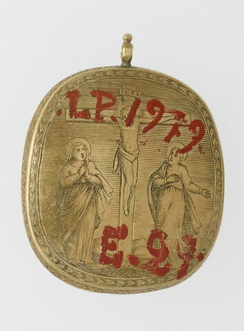 Camée : le pape Pie V / la Crucifixion entre la Vierge et saint Jean, image 2/2