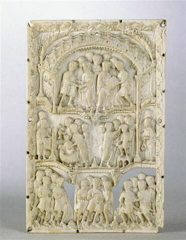 Plaque de reliure : Scènes liturgiques, image 3/4