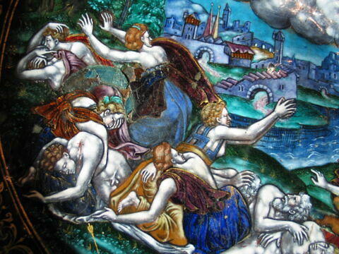 Plat rond : Le Massacre des Niobides, image 5/13