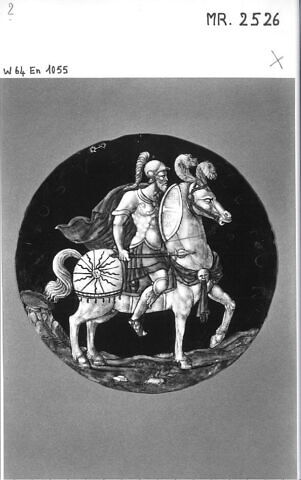 Médaillon : Josué, d'un ensemble de trois médaillons 