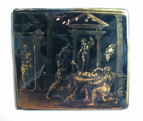 Plaque : Un sacrifice au dieu Mars