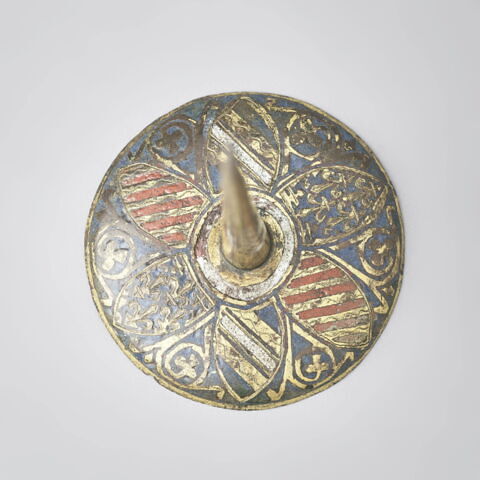 Chandelier de voyage aux armes de France, Champagne et Turenne, image 2/6