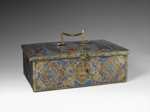 Coffret aux armes de France et d'Angleterre