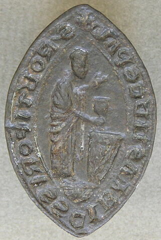 Matrice de sceau : Colot le Bef, prêtre (?)