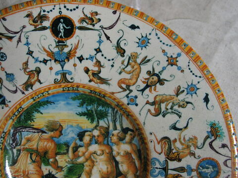 Assiette : Diane et Actéon, image 3/7