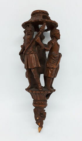 Quenouille en bois avec fuseau, image 12/14