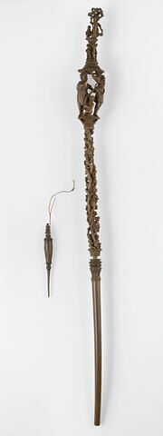 Quenouille en bois avec fuseau, image 7/14
