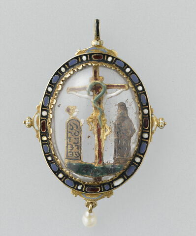 Pendentif : Crucifixion et serpent d'airain, image 2/2