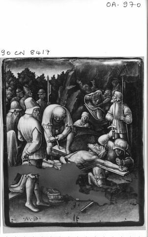 Plaque : Jésus est cloué sur la Croix, image 4/4