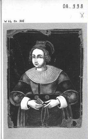Plaque : Portrait féminin, image 3/3