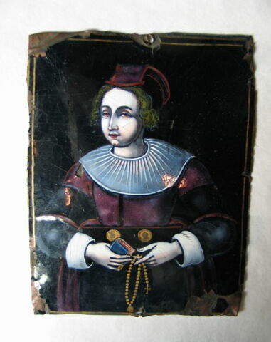 Plaque : Portrait féminin