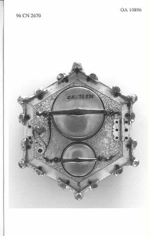 Horloge de table hexagonale, image 4/7