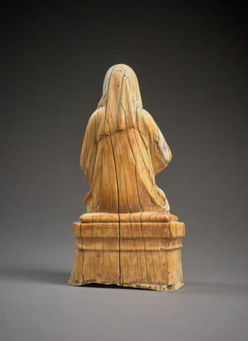 Statuette : Vierge à l'Enfant trônant, image 4/7