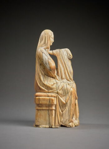Statuette : Vierge à l'Enfant trônant, image 5/7