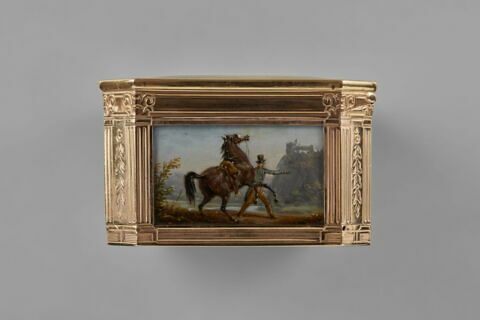 Tabatière octogone : sujets de chasse, image 4/12