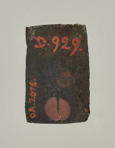 Plaquette en émaux cloisonnés : oiseaux affrontés, image 2/4
