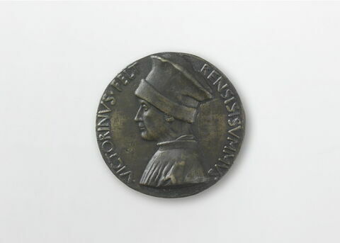 Médaille : Vittorino Ramboldoni da Feltre / un pélican sur son nid