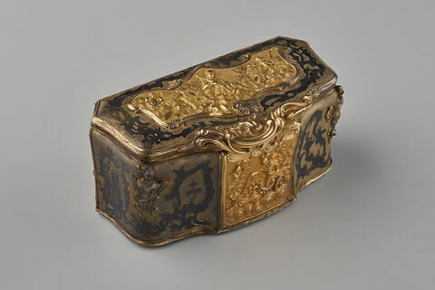 Tabatière aux sujets guerriers