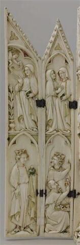 Polyptyque : Vierge glorieuse ; scènes de la Vie de la Vierge, image 4/10