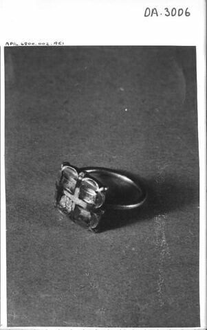 Bague en or émaillé et verroterie, image 4/4