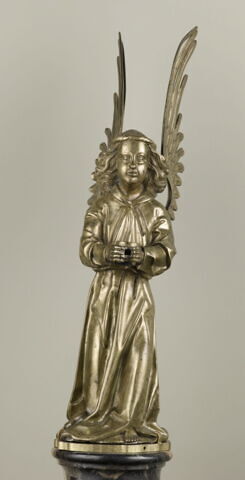Statuette : ange porte-lumière, image 3/5