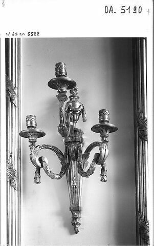 Bras d'applique à trois branches, d'une paire (avec OA 5190 2), image 2/2