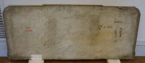 Commode à cinq tiroirs, dessus de marbre blanc, image 7/7
