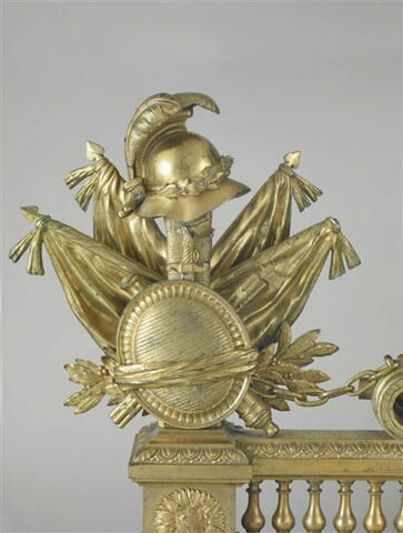 Chenet à deux branches, d'une paire (avec OA 5324 2), image 4/7