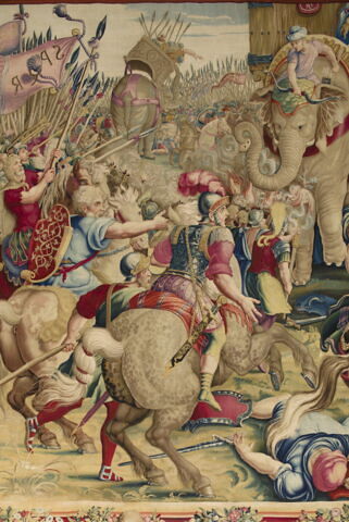 La bataille de Zama, de la tenture de l’Histoire de Scipion, image 3/15
