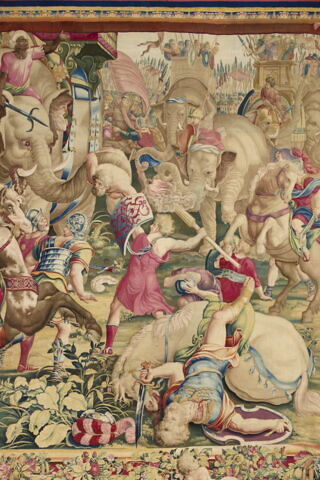 La bataille de Zama, de la tenture de l’Histoire de Scipion, image 4/15