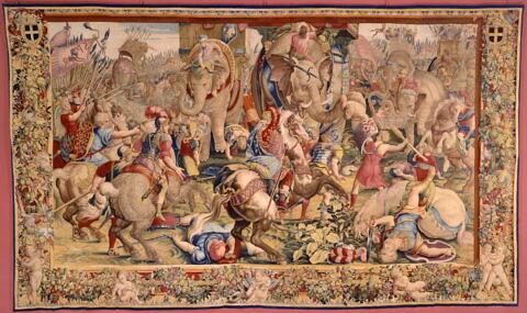 La bataille de Zama, de la tenture de l’Histoire de Scipion, image 8/15