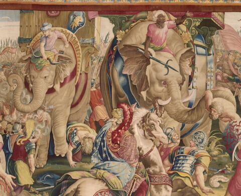 La bataille de Zama, de la tenture de l’Histoire de Scipion, image 9/15