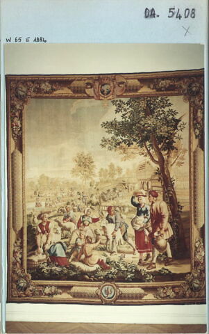 Le Mois de Juin ou la Tonte des moutons, de la tenture dite des Mois Lucas, image 5/7