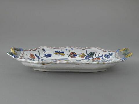 Plateau octogonal en faience, image 3/3