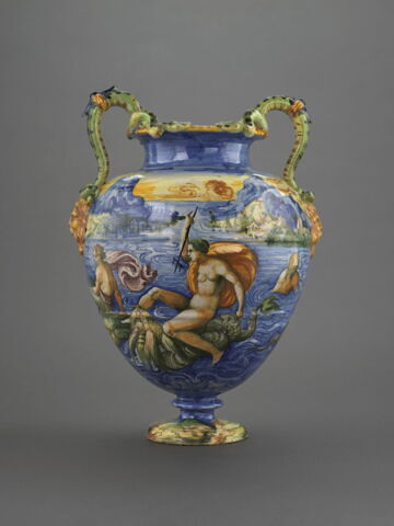 Vase à deux anses : Tritons et Néréides, image 4/8